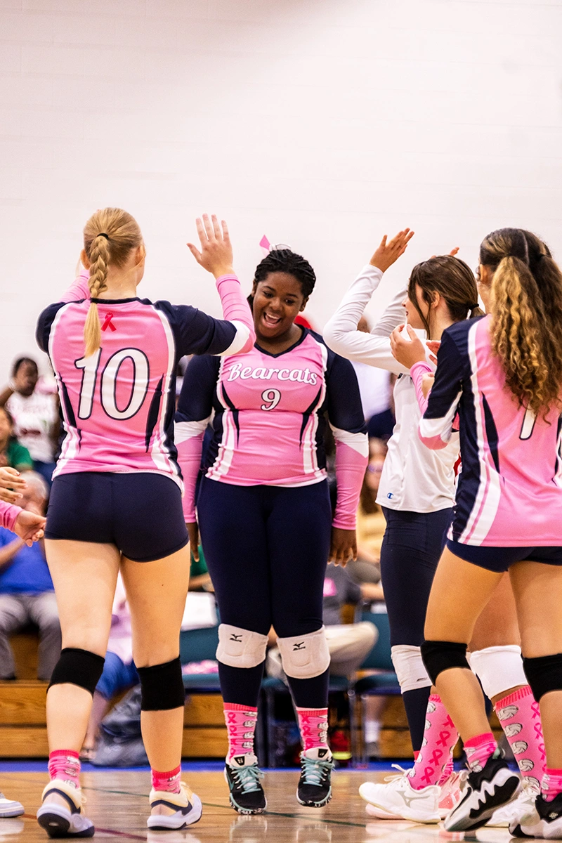 Banner Christian's 'Dig Pink' volleyball match honored the cause of breast cancer awareness.