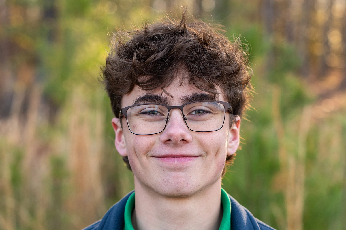 Sophomore Austin Voros, a March 2026 Athlete of the Month