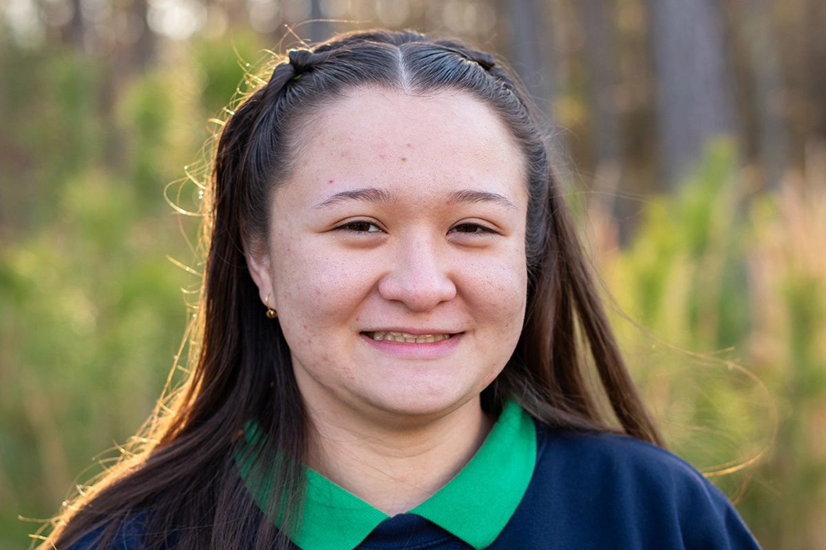 Junior Emma Bentajado, a March 2026 Athlete of the Month