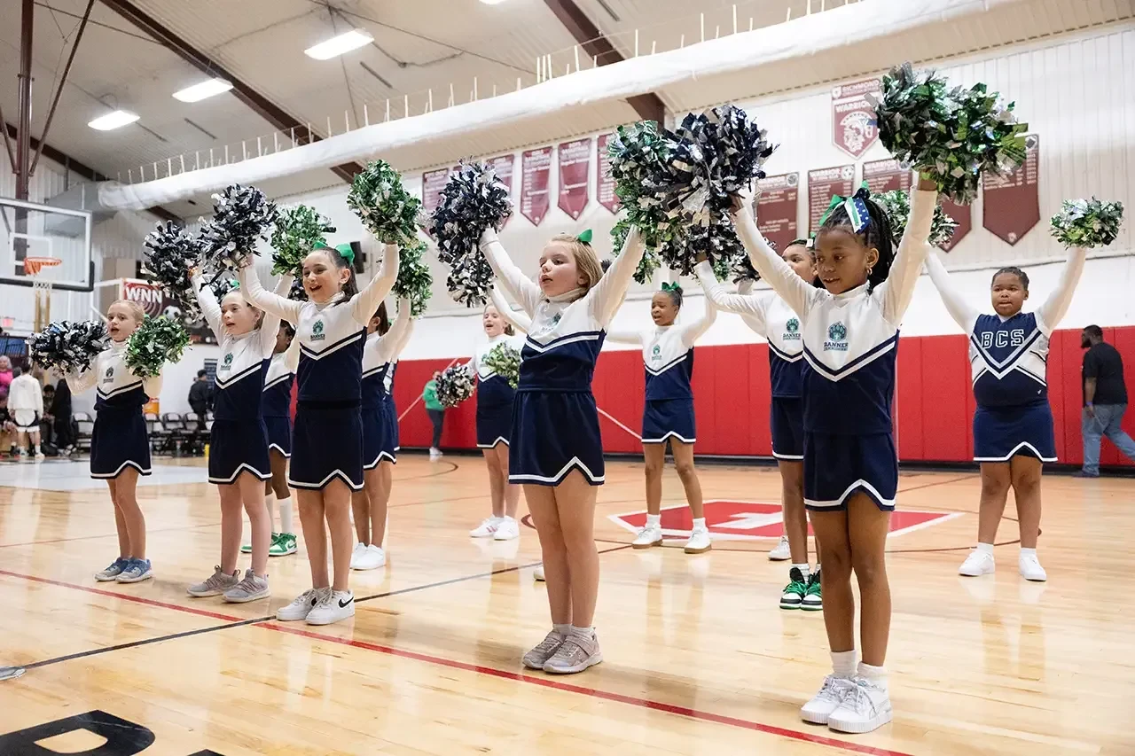 Banner Bearcats vs. Grove Christian Cheerleaders Banner Bearcats vs. Grove Christian Cheerleaders