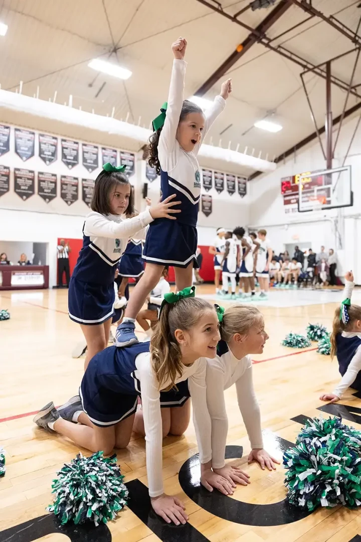 Banner Bearcats vs. Grove Christian Cheerleaders Banner Bearcats vs. Grove Christian Cheerleaders