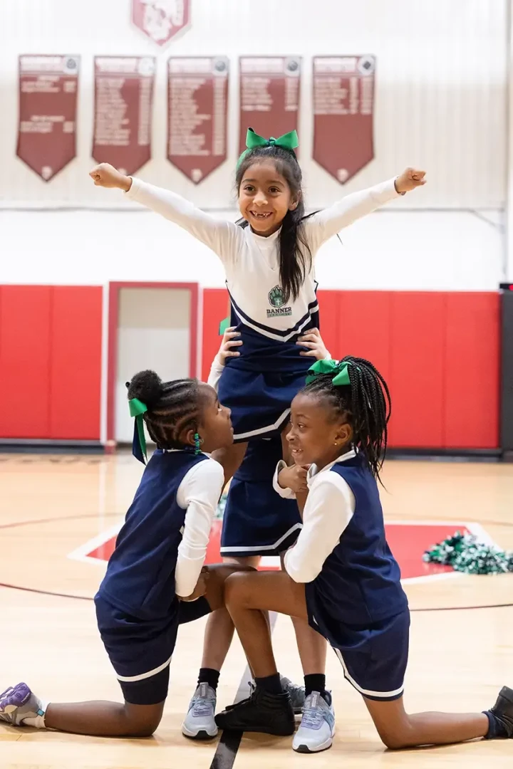 Banner Bearcats vs. Grove Christian Cheerleaders Banner Bearcats vs. Grove Christian Cheerleaders