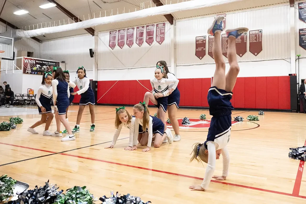 Banner Bearcats vs. Grove Christian Cheerleaders Banner Bearcats vs. Grove Christian Cheerleaders