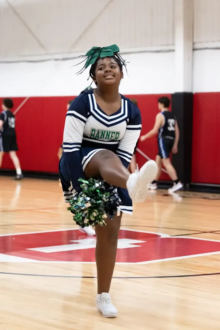 Banner Bearcats vs. Grove Christian Cheerleaders Banner Bearcats vs. Grove Christian Cheerleaders