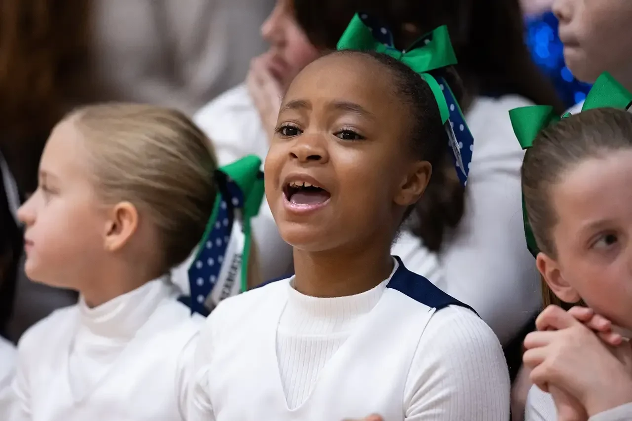 Banner Bearcats vs. Grove Christian Cheerleaders Banner Bearcats vs. Grove Christian Cheerleaders