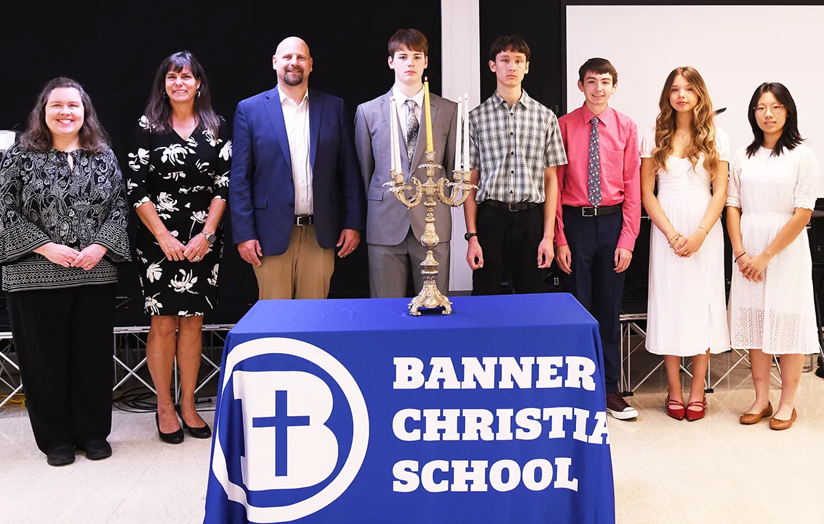 Five Banner Christian students have earned induction into the National Honor Society.