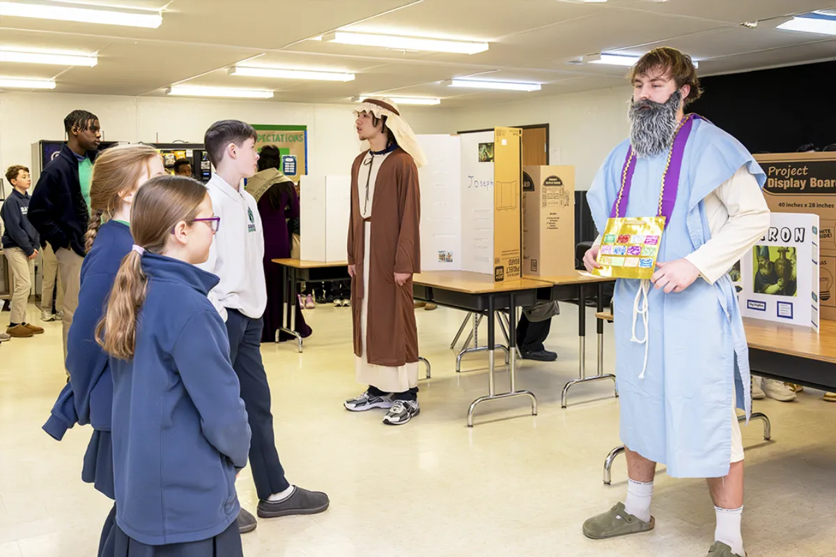 Students Display Knowledge, Creativity With Wax Museum Experience
